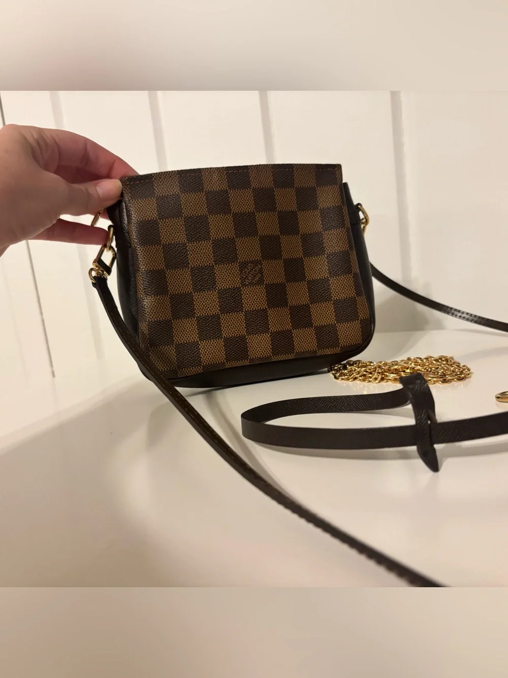 Louis Vuitton damier ebene Check Crossbody Bag/pouch